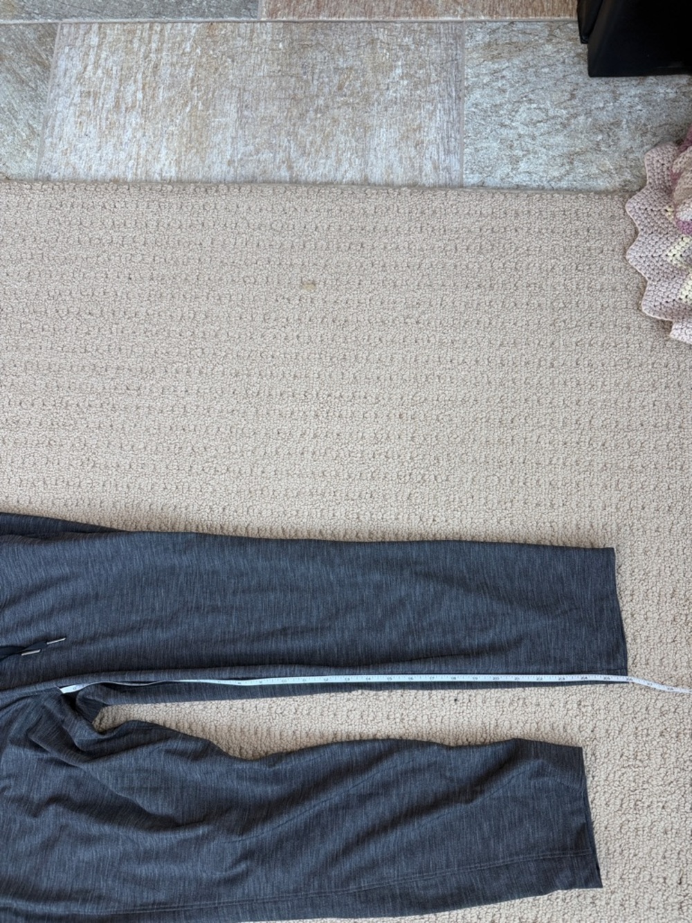 Lululemon On the Fly Heather Grey Pants. - Picture 3 of 8